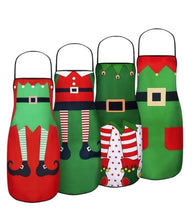 Load image into Gallery viewer, Christmas Novelty Aprons #1 – Santa & Elf Designs