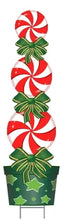 Load image into Gallery viewer, Christmas Peppermint Garden Signs (set of 2)