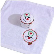 Load image into Gallery viewer, Christmas Towel Ornaments – Microfiber Cake-Shaped Hanging Decorations