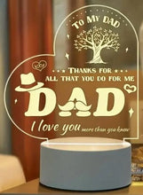 Load image into Gallery viewer, Acrylic Night Light for Dad