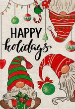 Load image into Gallery viewer, Christmas Garden Flag Double Sided