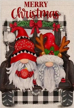 Load image into Gallery viewer, Christmas Garden Flag Double Sided