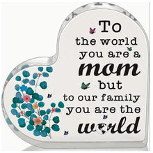Load image into Gallery viewer, Acrylic Plaques ~ Heart Shaped Mom