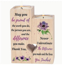 Load image into Gallery viewer, Wooden Candle Holders - Assorted