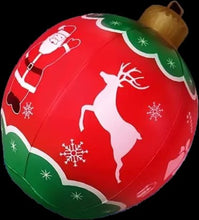 Load image into Gallery viewer, Inflatable 3D Christmas Baubles LED (90cm Diameter)