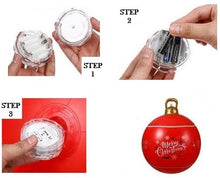 Load image into Gallery viewer, Inflatable 3D Christmas Baubles LED (90cm Diameter)