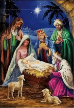 Load image into Gallery viewer, Christmas Garden Flag Double Sided