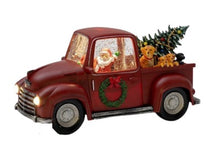 Load image into Gallery viewer, Pickup Truck Snow Globe – A Festive Collector’s Treasure