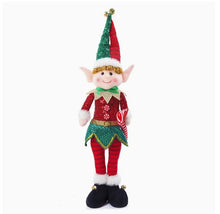 Load image into Gallery viewer, Festive 54cm Christmas Elves – Adorable Boy & Girl Figurines