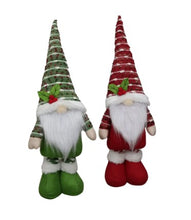 Load image into Gallery viewer, Christmas Gnome Decoration – Adjustable Standing Figure (Red/Green)