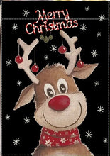 Load image into Gallery viewer, Christmas Garden Flag Double Sided