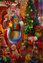 Load image into Gallery viewer, Christmas Garden Flag Double Sided