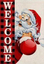Load image into Gallery viewer, Christmas Garden Flag Double Sided