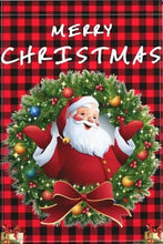 Load image into Gallery viewer, Christmas Garden Flag Double Sided