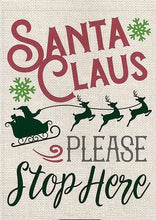 Load image into Gallery viewer, Christmas Garden Flag Double Sided