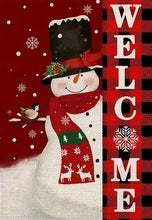 Load image into Gallery viewer, Christmas Garden Flag Double Sided