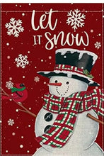 Load image into Gallery viewer, Christmas Garden Flag Double Sided