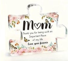 Load image into Gallery viewer, Acrylic Plaques ~ Puzzle Piece Shaped Assorted