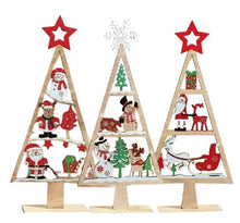 Load image into Gallery viewer, 3D Wooden Christmas Tree Decorations – 20 cm