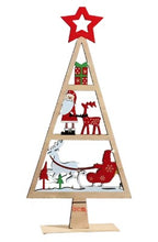 Load image into Gallery viewer, 3D Wooden Christmas Tree Decorations – 20 cm