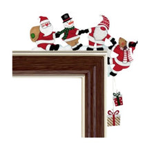 Load image into Gallery viewer, Christmas Wooden Corner Door Frame Ornament