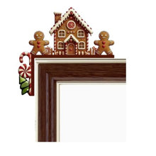 Load image into Gallery viewer, Christmas Wooden Corner Door Frame Ornament