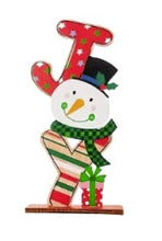 Load image into Gallery viewer, Festive Wooden Christmas Decorations #6