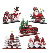 Load image into Gallery viewer, Festive Wooden Christmas Decorations #8