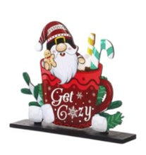 Load image into Gallery viewer, Festive Wooden Christmas Decorations #8