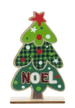 Load image into Gallery viewer, Festive Wooden Christmas Decorations #1