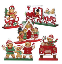 Load image into Gallery viewer, Festive Wooden Christmas Decorations #9