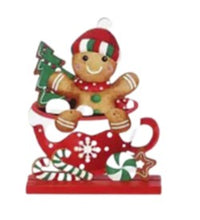 Load image into Gallery viewer, Festive Wooden Christmas Decorations #9