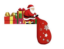 Load image into Gallery viewer, Christmas Wooden Corner Door Frame Ornament