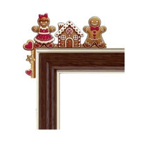 Load image into Gallery viewer, Christmas Wooden Corner Door Frame Ornament