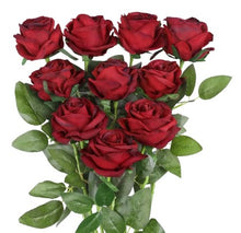 Load image into Gallery viewer, Single Velvet-Touch 50cm Rose - Hearts