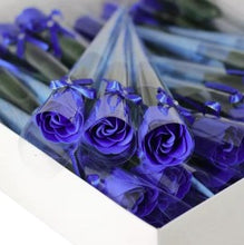 Load image into Gallery viewer, Decorative Single Rose with Bow and Diamanté Detail