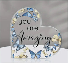 Load image into Gallery viewer, Acrylic Plaques ~ Heart Shaped Assorted