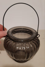 Load image into Gallery viewer, Ridged Glass Candle Holder