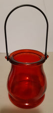 Load image into Gallery viewer, Coloured Glass Candle Holder Mini Hurricane