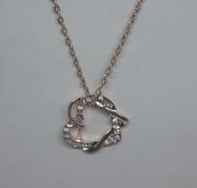 Load image into Gallery viewer, Double Love Heart Cubic Zirconia Necklaces & Pendant
