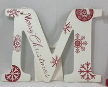 Load image into Gallery viewer, Red & White Christmas Inspirational Letters