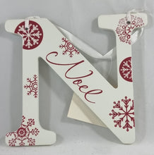 Load image into Gallery viewer, Red & White Christmas Inspirational Letters