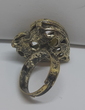 Load image into Gallery viewer, Vintage Red Angel Wings Open Ring