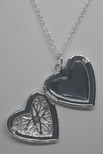 Load image into Gallery viewer, 925 Sterling Silver Heart Photo Frame Pendant Necklace
