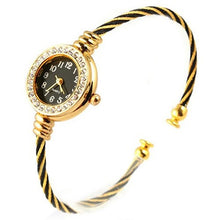 Load image into Gallery viewer, Women’s Dress Steel Wire Crystal Quartz Bracelet & Bangle Watch
