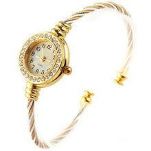 Load image into Gallery viewer, Women’s Dress Steel Wire Crystal Quartz Bracelet & Bangle Watch