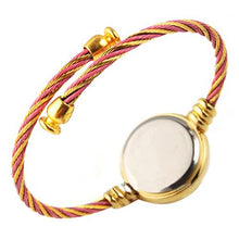 Load image into Gallery viewer, Women’s Dress Steel Wire Crystal Quartz Bracelet & Bangle Watch