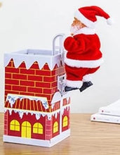 Load image into Gallery viewer, Chimney Climbing Santa Clause - Animated and Musical