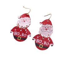 Load image into Gallery viewer, Christmas Earrings ~ Santa, Snowman, Gnomes &amp; Elf Collection
