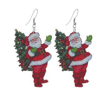 Load image into Gallery viewer, Christmas Earrings ~ Santa, Snowman, Gnomes &amp; Elf Collection
